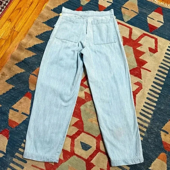 Ilana Kohn “Huxie” High Waisted Pale Denim Jeans - Picture 7 of 16